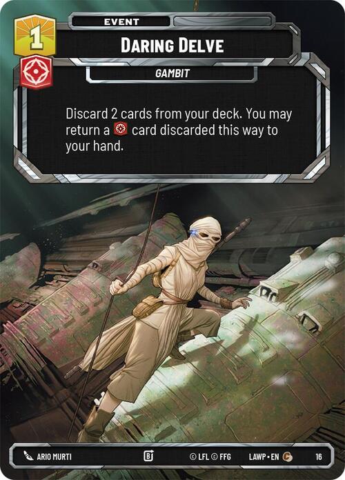 Daring Delve Card Front