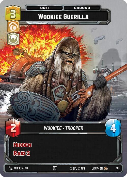Guerrigliero Wookiee Card Front