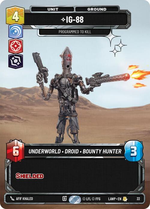 IG-88 - Programmed to Kill Card Front