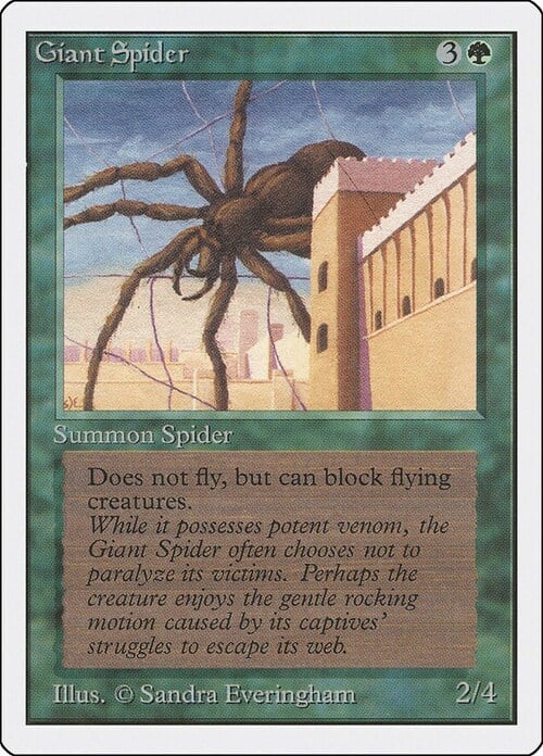 Giant Spider Card Front