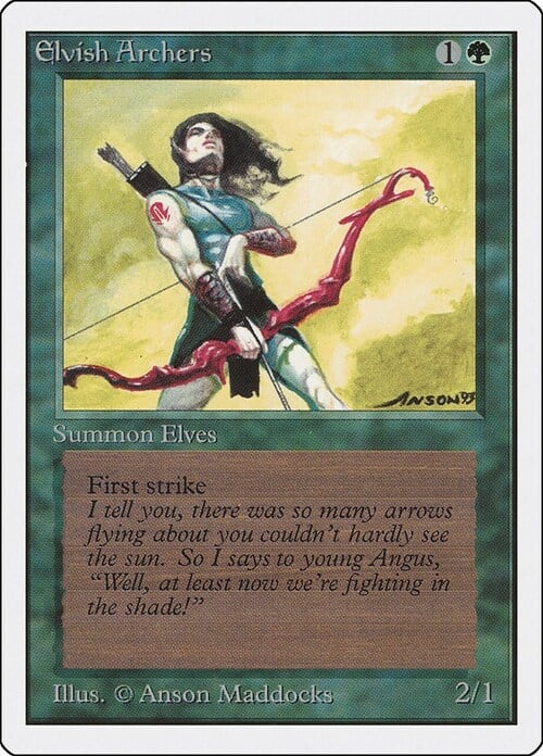Elvish Archers Card Front