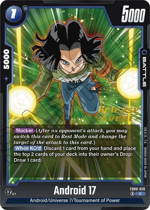 Android 17 Card Front