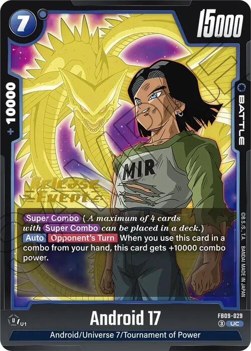 Android 17 Card Front