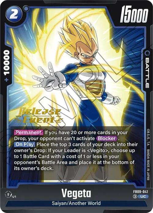 Vegeta Frente