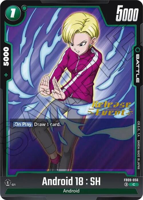 Android 18 : SH Card Front