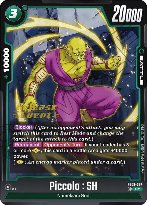 Piccolo : SH // Piccolo : SH Frente