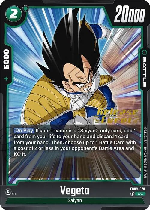 Vegeta Frente