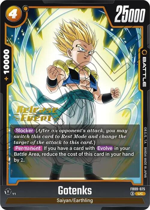 Gotenks Card Front