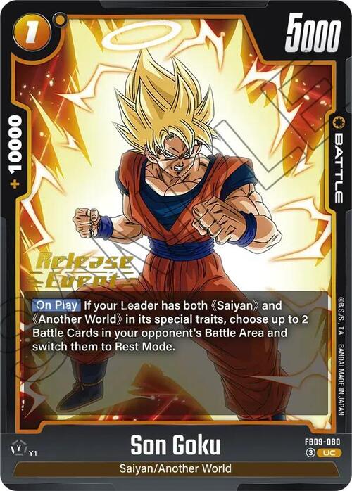 Son Goku Card Front