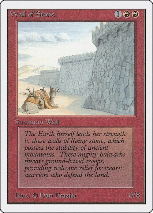 Wall of Stone Card Front