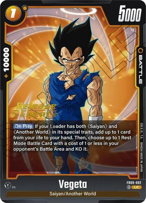 Vegeta Frente