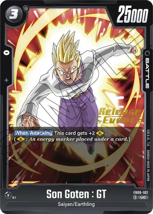 Son Goten : GT Card Front
