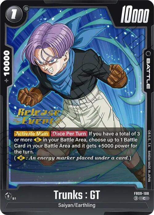 Trunks : GT Card Front