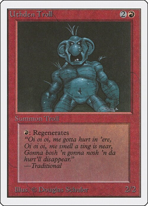 Uthden Troll Card Front