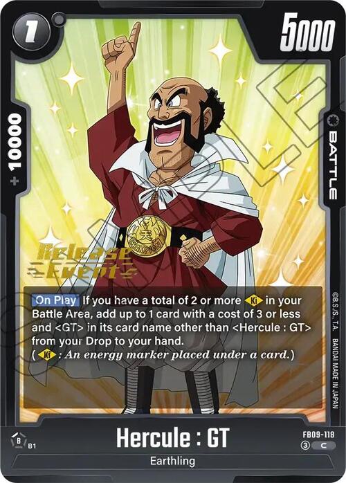 Hercule : GT Card Front