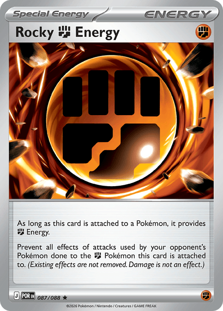 Rocky Fighting Energy Card Front