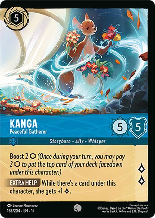 Kanga - Raccoglitrice Serena Card Front