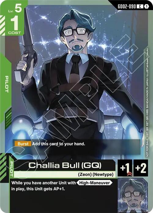 Challia Bull Card Front