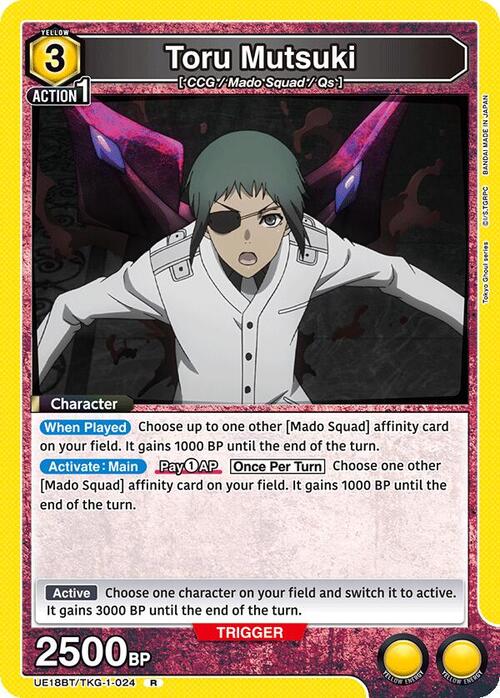 Toru Mutsuki Card Front