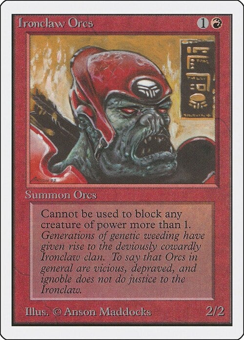 Ironclaw Orcs Card Front