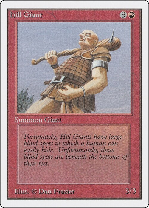 Hill Giant Card Front