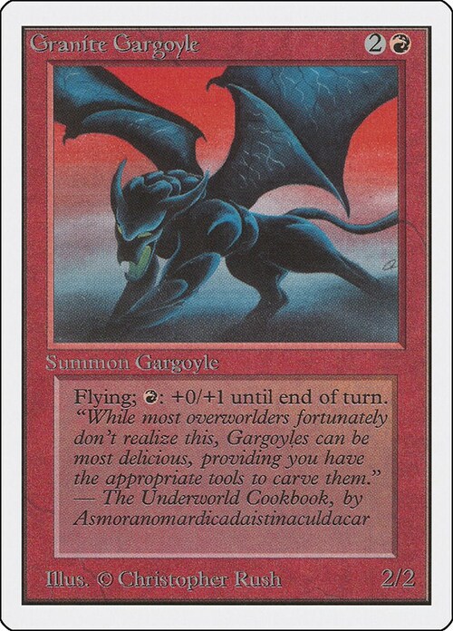 Granite Gargoyle Card Front