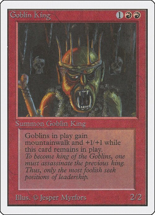 Goblin King Card Front