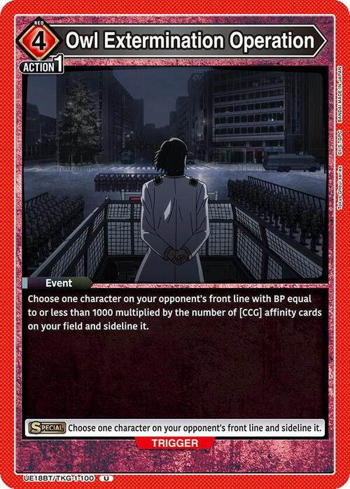 Owl Extermination Operation Card Front