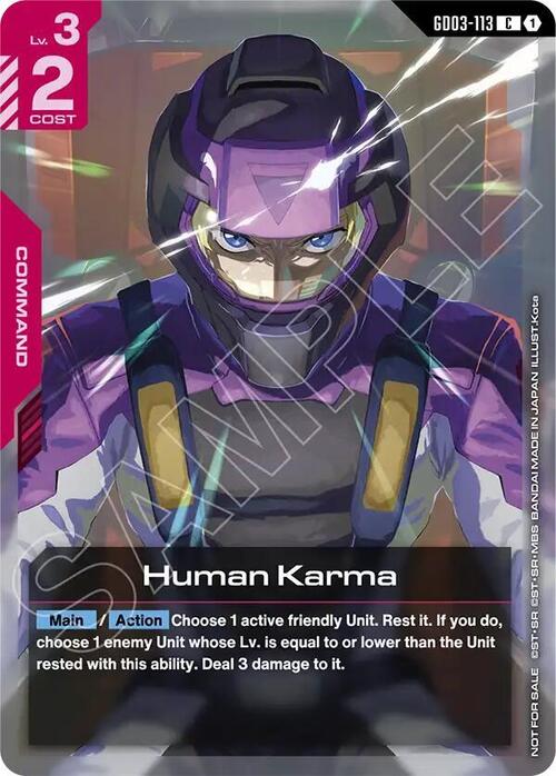 Human Karma Frente