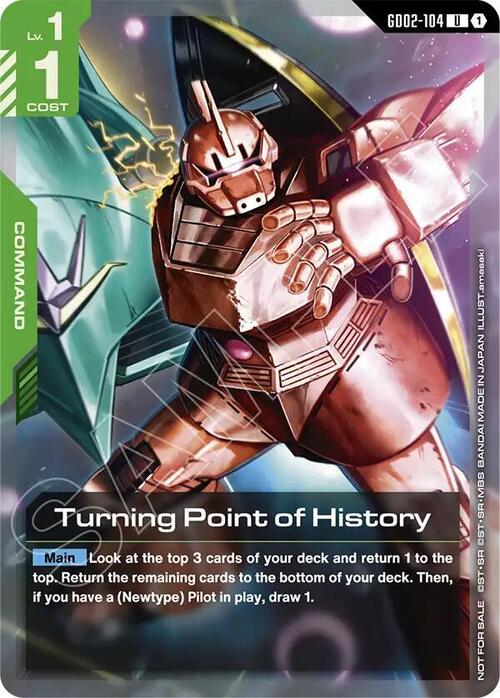 Turning Point of History Card Front