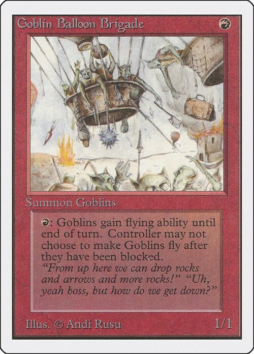 Goblin Balloon Brigade Card Front