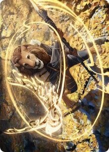 Art Series: Eager Glyphmage Card Front