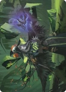 Art Series: Emeritus of Woe // Demonic Tutor Card Front