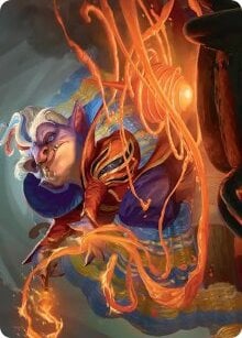 Art Series: Goblin Glasswright // Craft with Pride Card Front