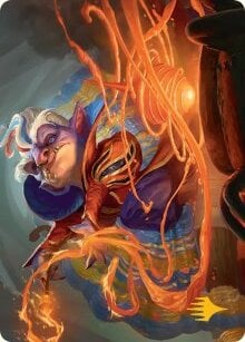 Art Series: Goblin Glasswright // Craft with Pride Card Front