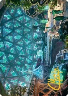 Art Series: Lattice Library Card Front