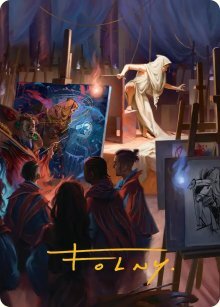 Art Series: Archaeomancer Card Front