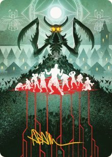 Art Series: Feed the Swarm Card Front