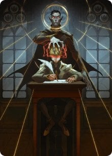 Art Series: Vampiric Tutor Card Front