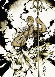 Art Series: Burst Lightning Card Front