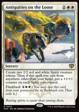 Antiquities on the Loose Card Front