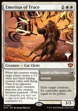 Emeritus of Truce // Swords to Plowshares Card Front