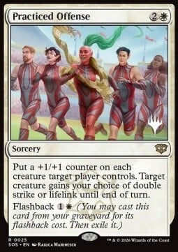 Practiced Offense Card Front