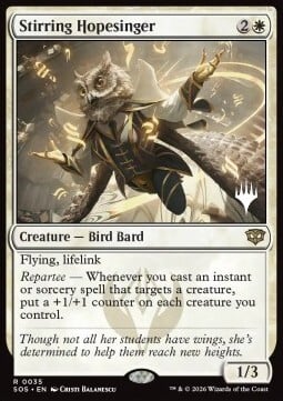 Stirring Hopesinger Card Front