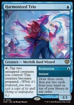 Harmonized Trio // Brainstorm Card Front