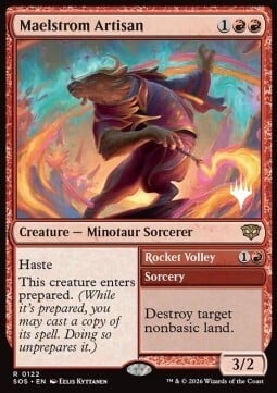 Maelstrom Artisan // Rocket Volley Card Front