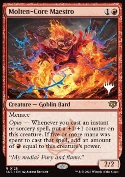 Molten-Core Maestro Card Front