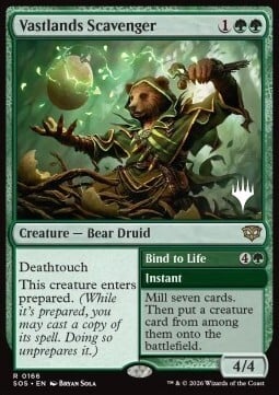 Vastlands Scavenger // Bind to Life Card Front