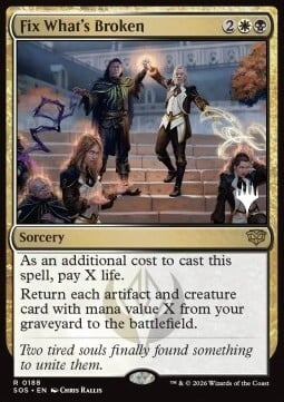 Fix What's Broken Card Front