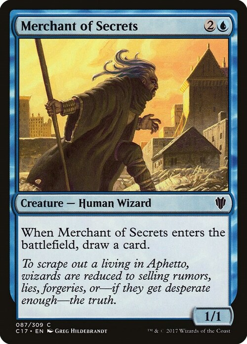 Merchant of Secrets Card Front